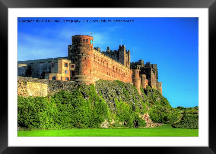 Bamburgh Castle 3 Framed Mounted Print by Colin Williams Photography