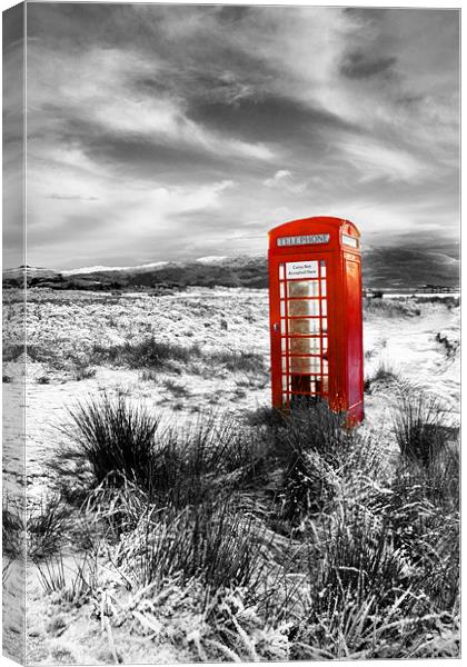 The British  Phone  Box Canvas Print by Jim kernan