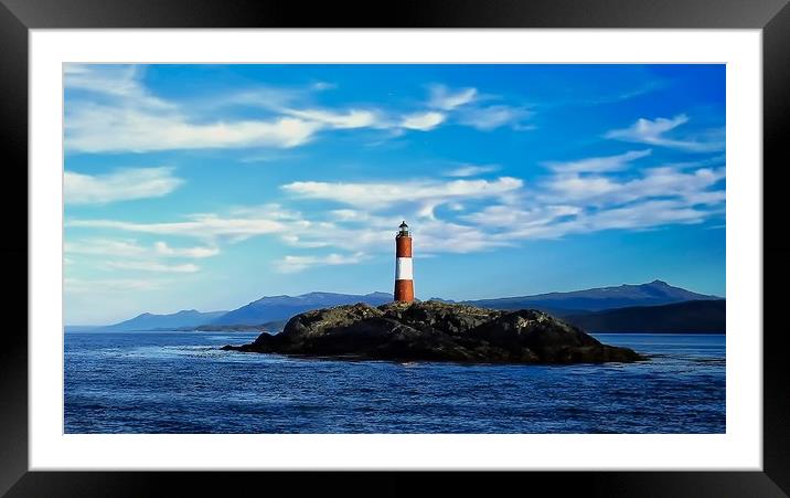 The Light At The End Of The World.  Framed Mounted Print by Steve Painter