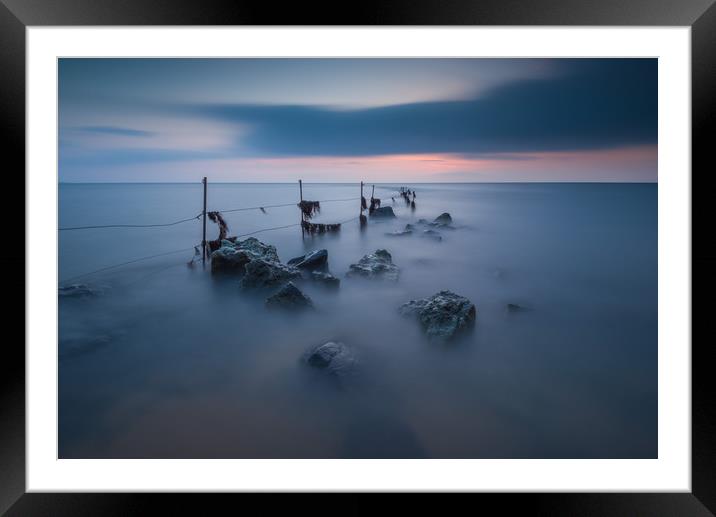 Fence to Nowhere Framed Mounted Print by Russell Cram