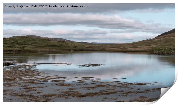Whiteness Voe Shetland Islands Print by Lynn Bolt
