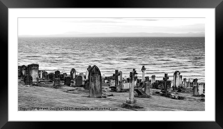 Graveyard-on-Sea Framed Mounted Print by Keith Douglas