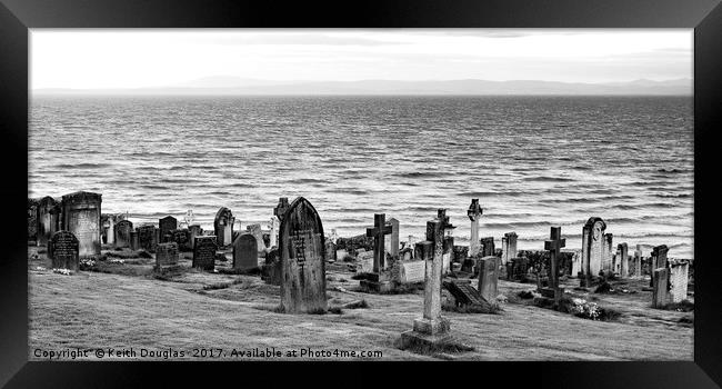 Graveyard-on-Sea Framed Print by Keith Douglas