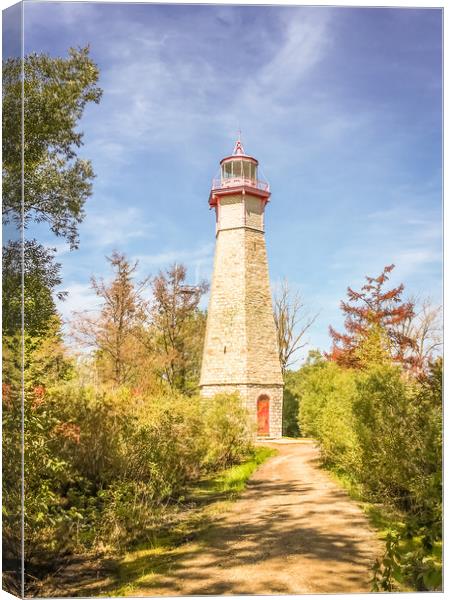 Portrait Gibraltar Point Lighthouse Canvas Print by Naylor's Photography