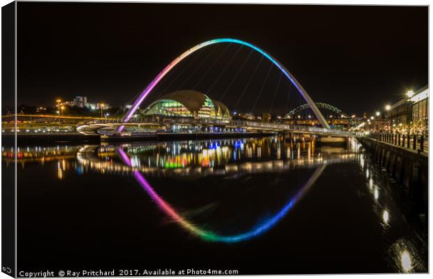 Millennium Bridge Canvas Print by Ray Pritchard