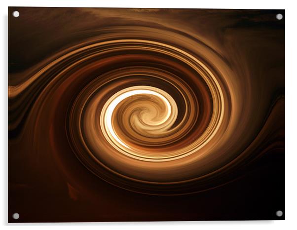 Choco Swirl Acrylic by Donna Collett