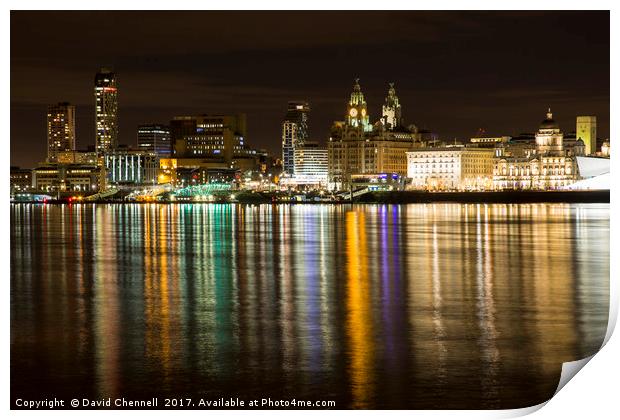 Liverpool Waterfront   Print by David Chennell