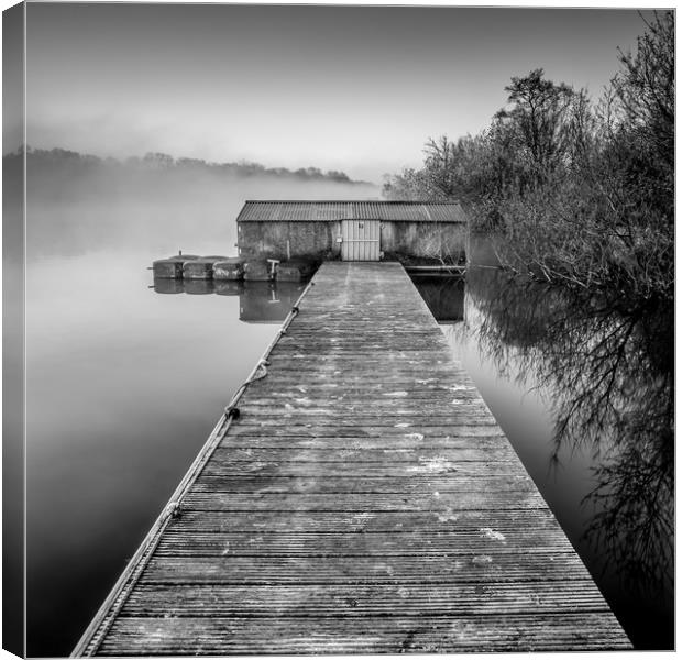 Earlswood Lakes, Warwickshire Canvas Print by Jonathan Smith