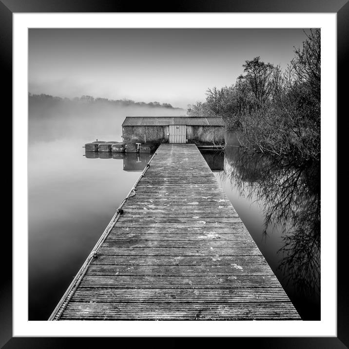 Earlswood Lakes, Warwickshire Framed Mounted Print by Jonathan Smith