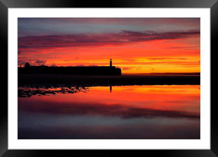 St Ives Cornwall Sunrise Framed Mounted Print by Jonathan Smith