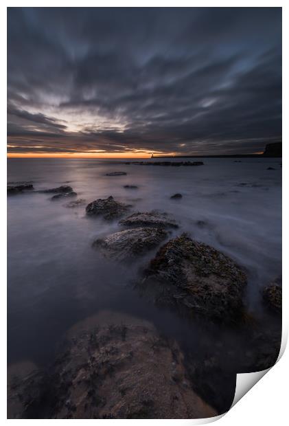 Sunrise Stepping Stones Print by Russell Cram