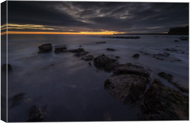 As Darkness Lifts Canvas Print by Russell Cram