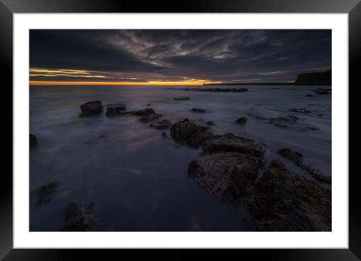 As Darkness Lifts Framed Mounted Print by Russell Cram
