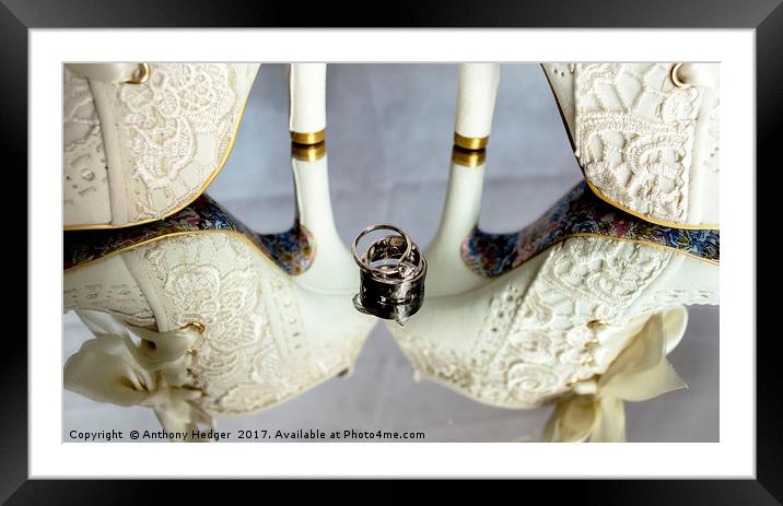 Rings and Shoes Framed Mounted Print by Anthony Hedger