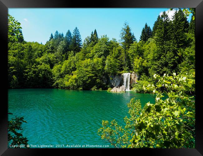 Plitvice Lakes Croatia Framed Print by Tom Lightowler