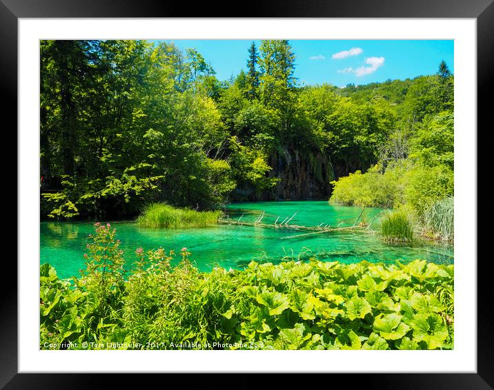 Plitvice Lakes Croatia Framed Mounted Print by Tom Lightowler