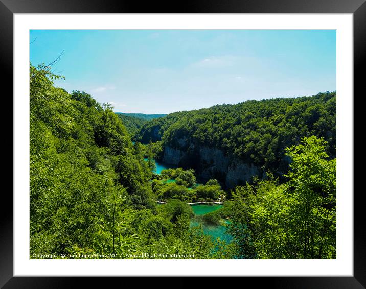 Plitvice Lakes Croatia Framed Mounted Print by Tom Lightowler