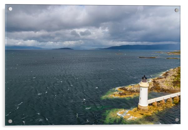 Scottish highlands lighthouse Acrylic by Marco Bicci