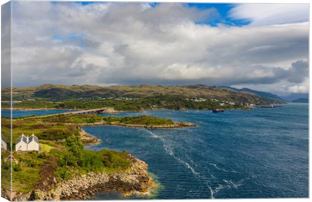 Scottish Highlands scenery Canvas Print by Marco Bicci