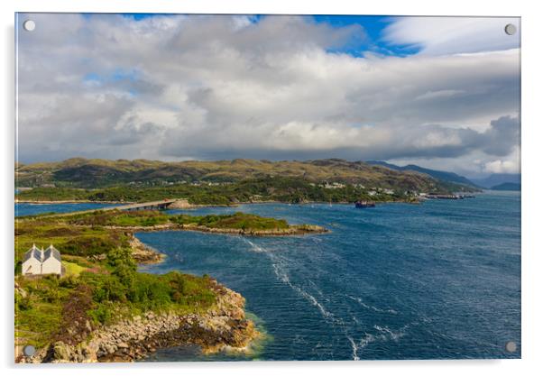 Scottish Highlands scenery Acrylic by Marco Bicci