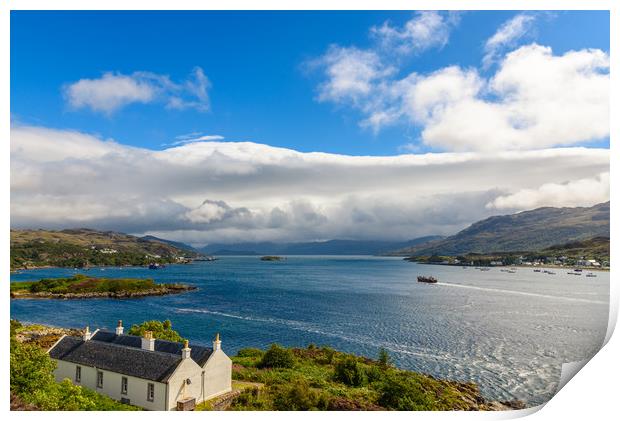 Kyle of Lochalsh view Print by Marco Bicci