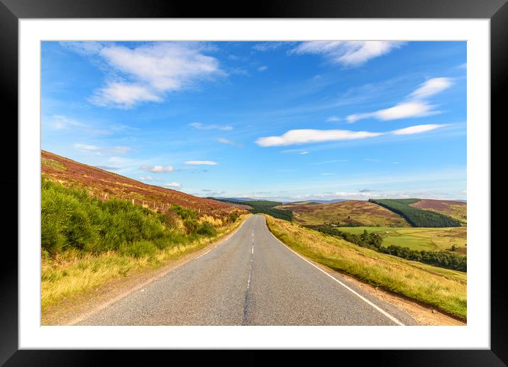 Scottish road Framed Mounted Print by Marco Bicci