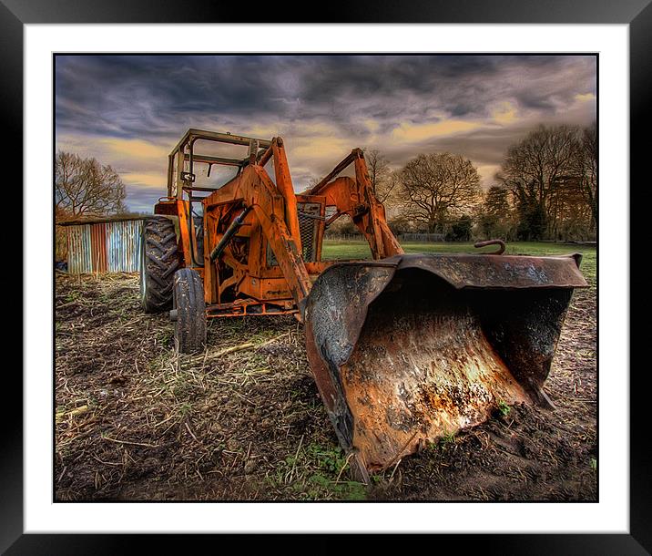 Tractor Time Framed Mounted Print by Mike Sherman Photog