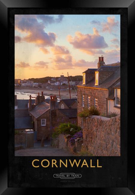 Cornwall Railway Poster Framed Print by Andrew Roland