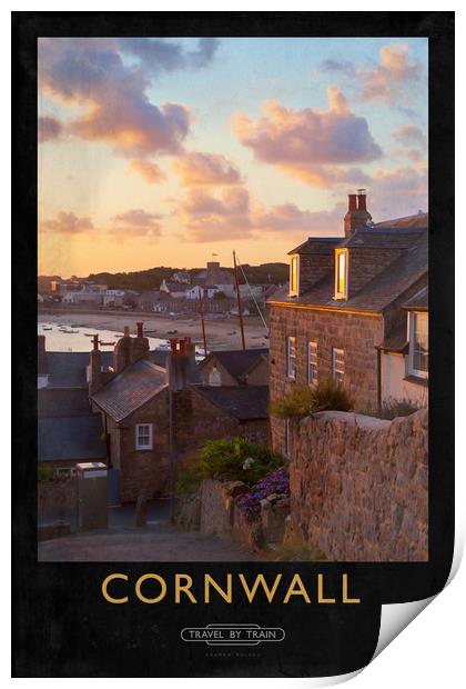 Cornwall Railway Poster Print by Andrew Roland