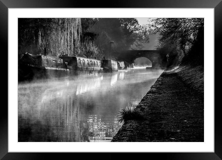 Grand Union Canal Hatton Warwickshire Framed Mounted Print by Jonathan Smith