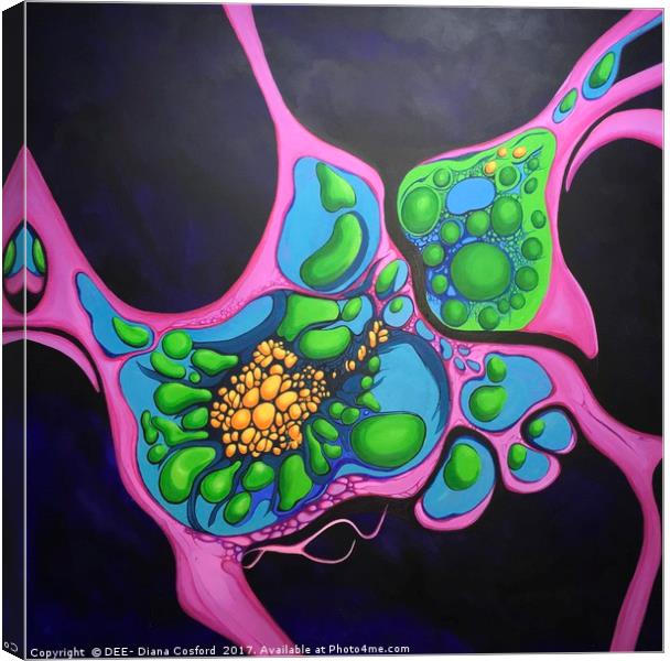 Cell Searching ( Canvas Print by DEE- Diana Cosford