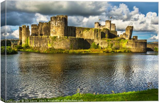 Majestic Medieval Fortress Canvas Print by Ian Lewis