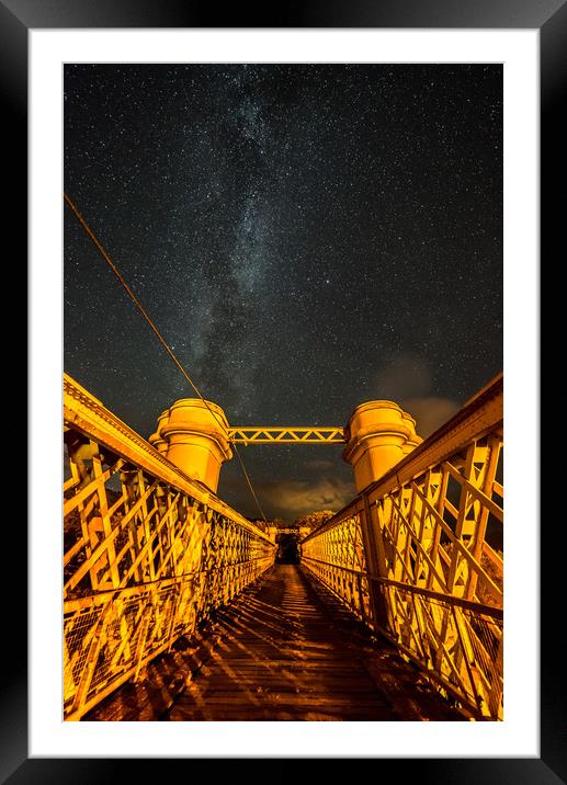 Bridge to the Stars Framed Mounted Print by Russell Cram