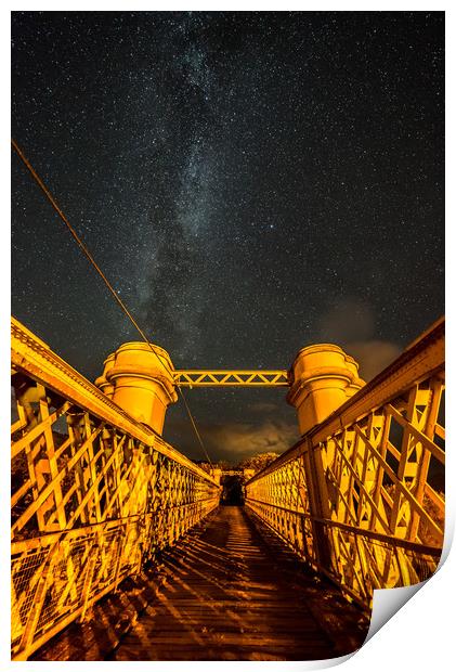 Bridge to the Stars Print by Russell Cram