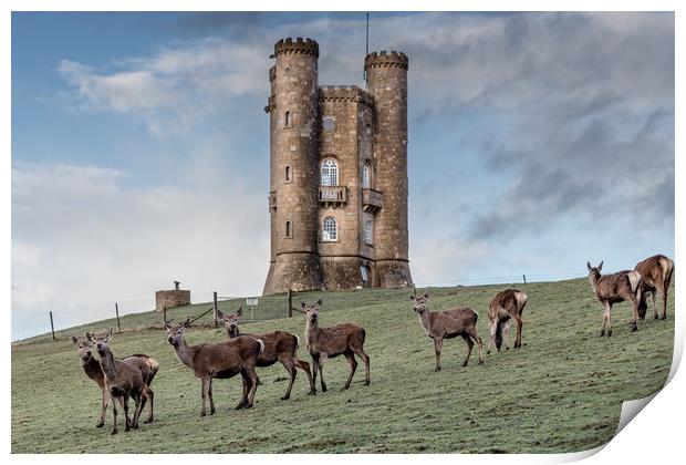 Broadway Tower, Broadway, Worcestershire Print by Jonathan Smith