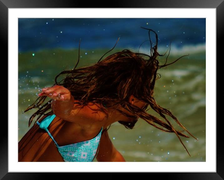 Wild One Framed Mounted Print by Beach Bum Pics