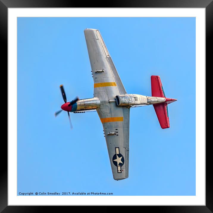 P-51D Mustang 44-72035/G-SIJJ Framed Mounted Print by Colin Smedley