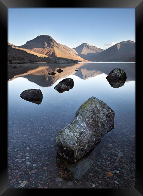 Wasdale Head From Wastwater Framed Print by Steve Glover