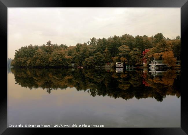 Port Carling, Ontario Framed Print by Stephen Maxwell