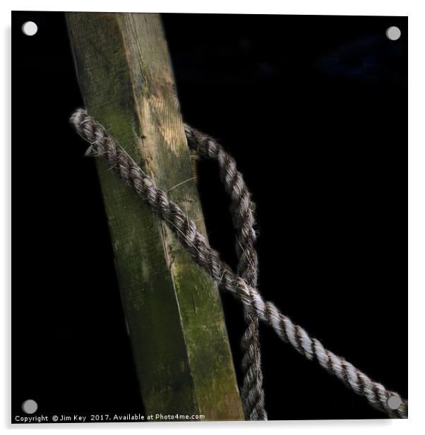 Rope Trick  Acrylic by Jim Key