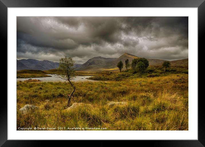 Majestic Highland Landscape Framed Mounted Print by Derek Daniel