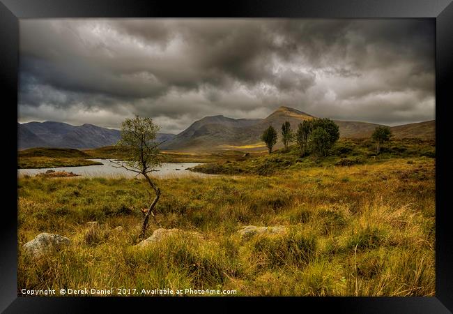 Majestic Highland Landscape Framed Print by Derek Daniel