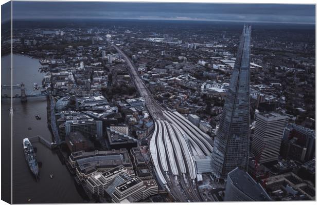 The Iconic Shard Canvas Print by Adam Payne