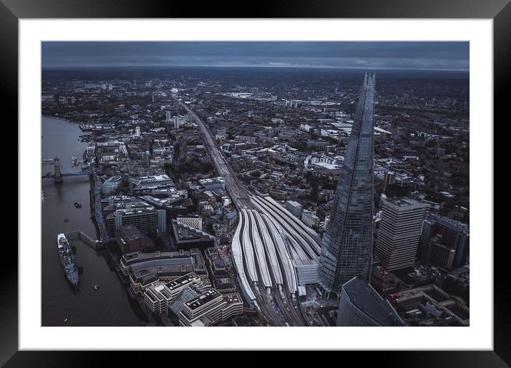 The Iconic Shard Framed Mounted Print by Adam Payne