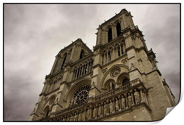 Notre Dame - Paris Print by Berit Ipsen