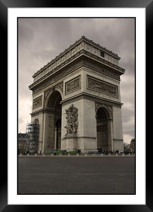 Arc de Triomphe Framed Mounted Print by Berit Ipsen