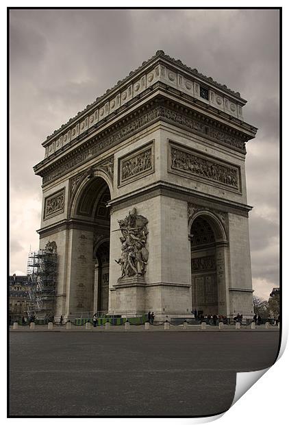 Arc de Triomphe Print by Berit Ipsen