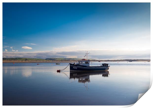 Reflective Serenity in Aberdovey Print by Colin Allen