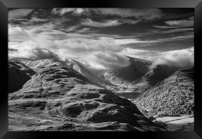 Shrouded Hills Framed Print by Chris Rafferty