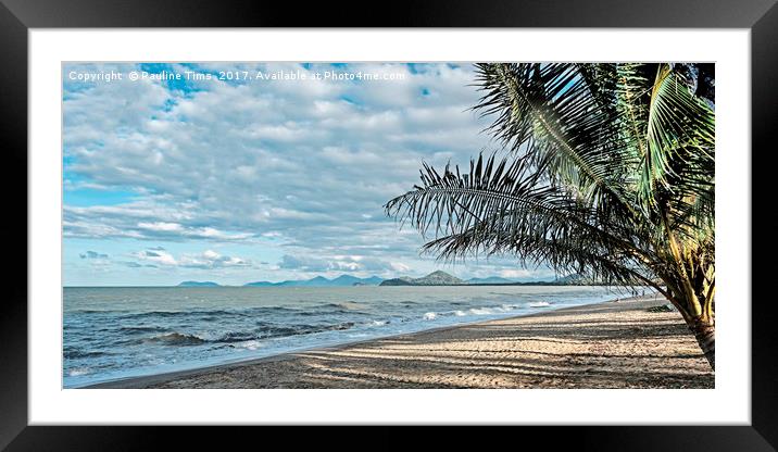 Palm Cove, Queensland, Australia Framed Mounted Print by Pauline Tims